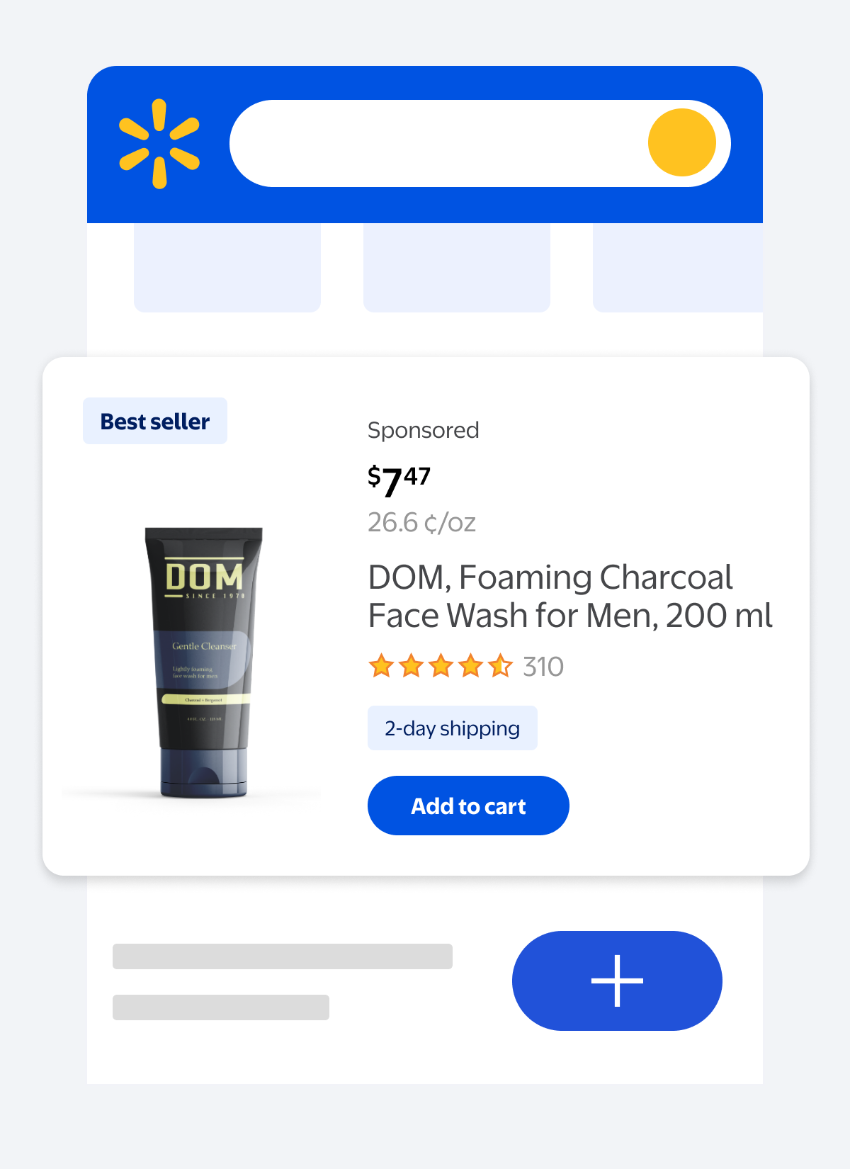 sponsored products header