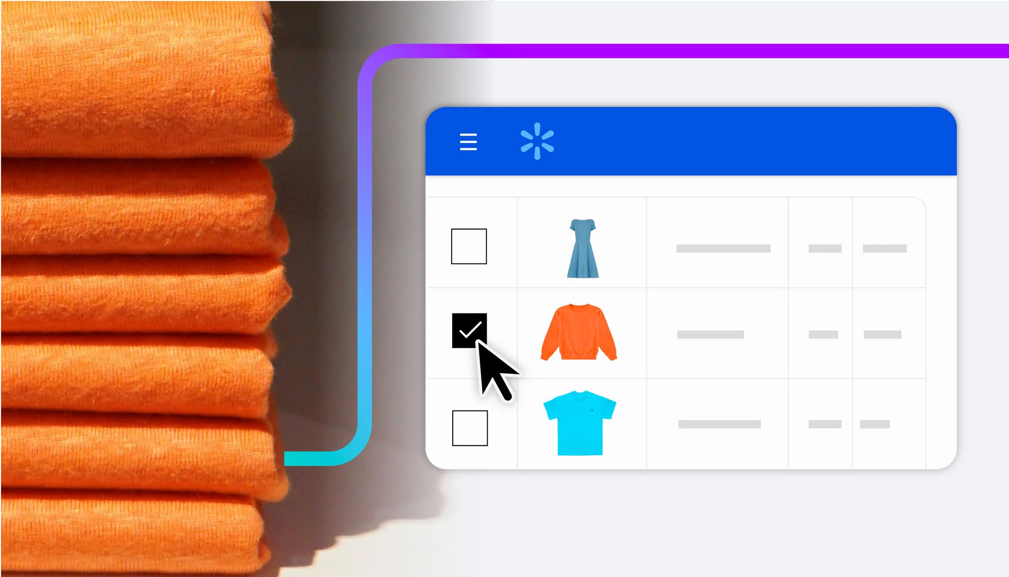 Select your products